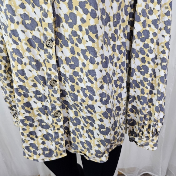 Cabi Providence Shirt Jacket Safari Leopard Animal Print Size Medium - Picture 7 of 15